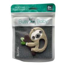 Load image into Gallery viewer, Little Sloth Silicone Teether / BUSY BABY
