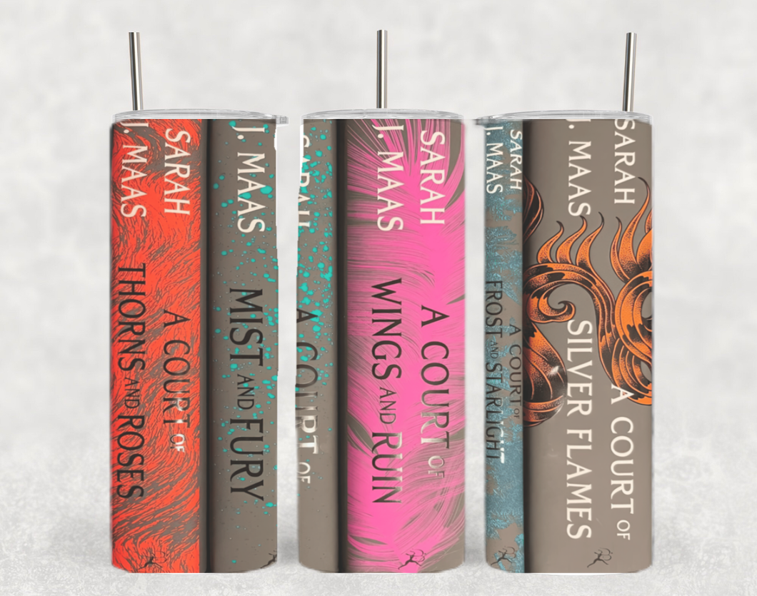 Tumbler - Sarah J Maas ACOTAR Book Spines / THE GEEK BOUTIQUE