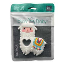 Load image into Gallery viewer, Alpaca Silicone Teether / BUSY BABY
