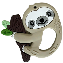 Load image into Gallery viewer, Little Sloth Silicone Teether / BUSY BABY
