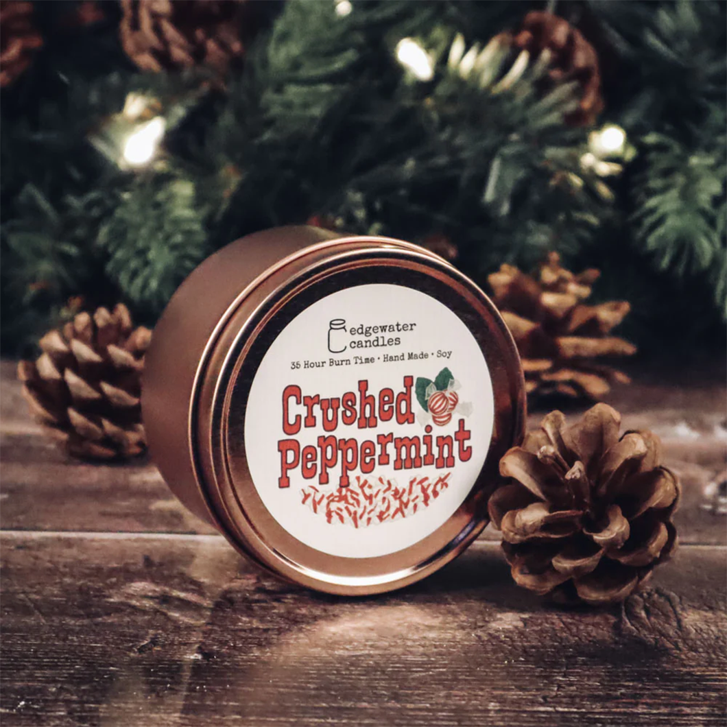 Crushed Peppermint / EDGEWATER CANDLES