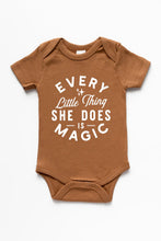 Load image into Gallery viewer, Organic Baby Onesie - Every Little Thing She Does is Magic / GLADFOLK
