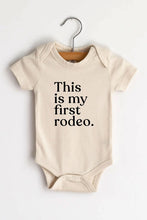 Load image into Gallery viewer, Organic Baby Onesie - This is My First Rodeo / GLADFOLK
