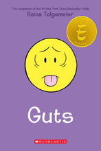 Load image into Gallery viewer, Guts (A Graphic Novel) by Raina Telgemeier / Hardcover or Paperback - NEW BOOK (English or Spanish)
