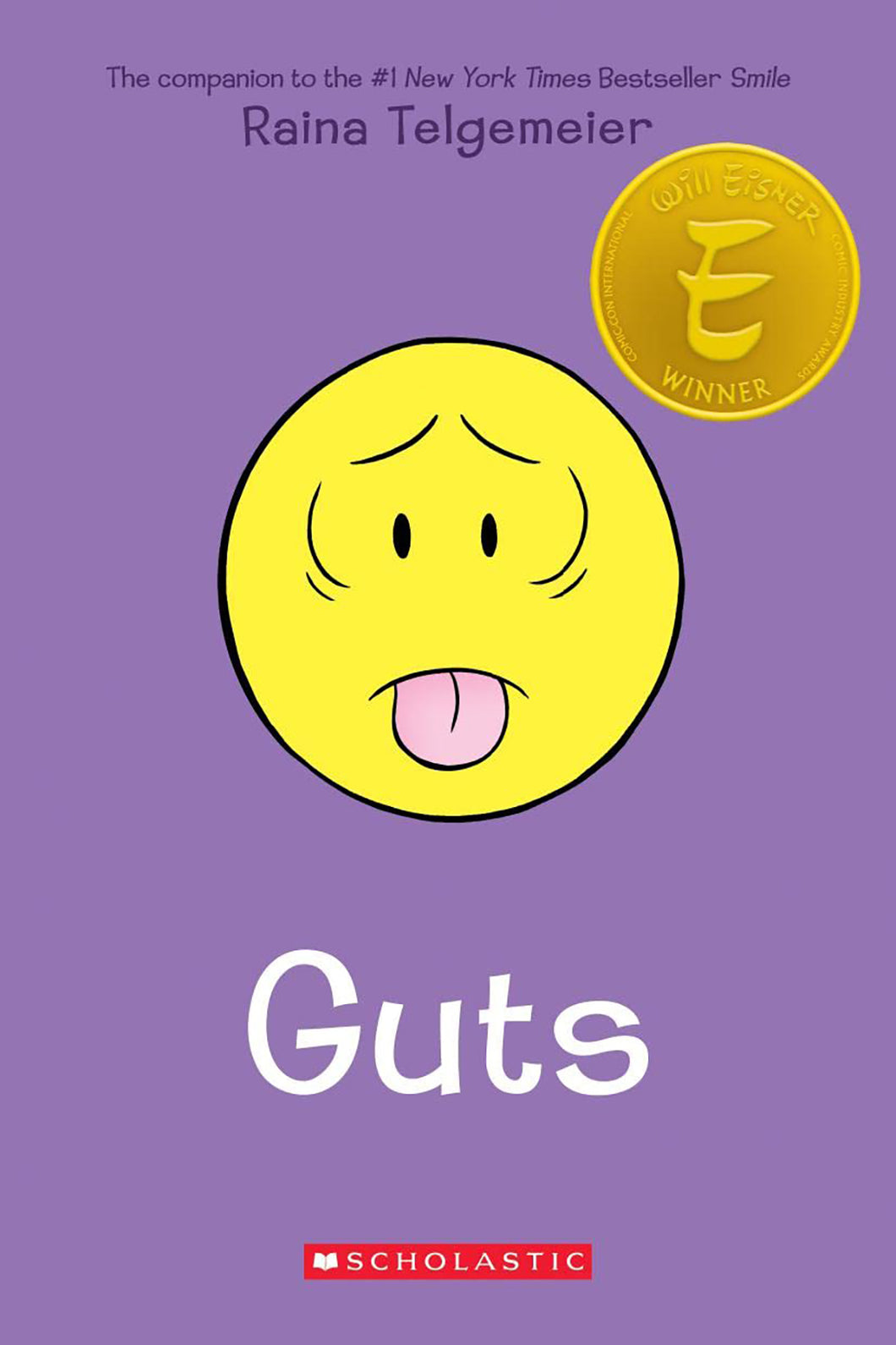 Guts (A Graphic Novel) by Raina Telgemeier / Hardcover or Paperback - NEW BOOK (English or Spanish)