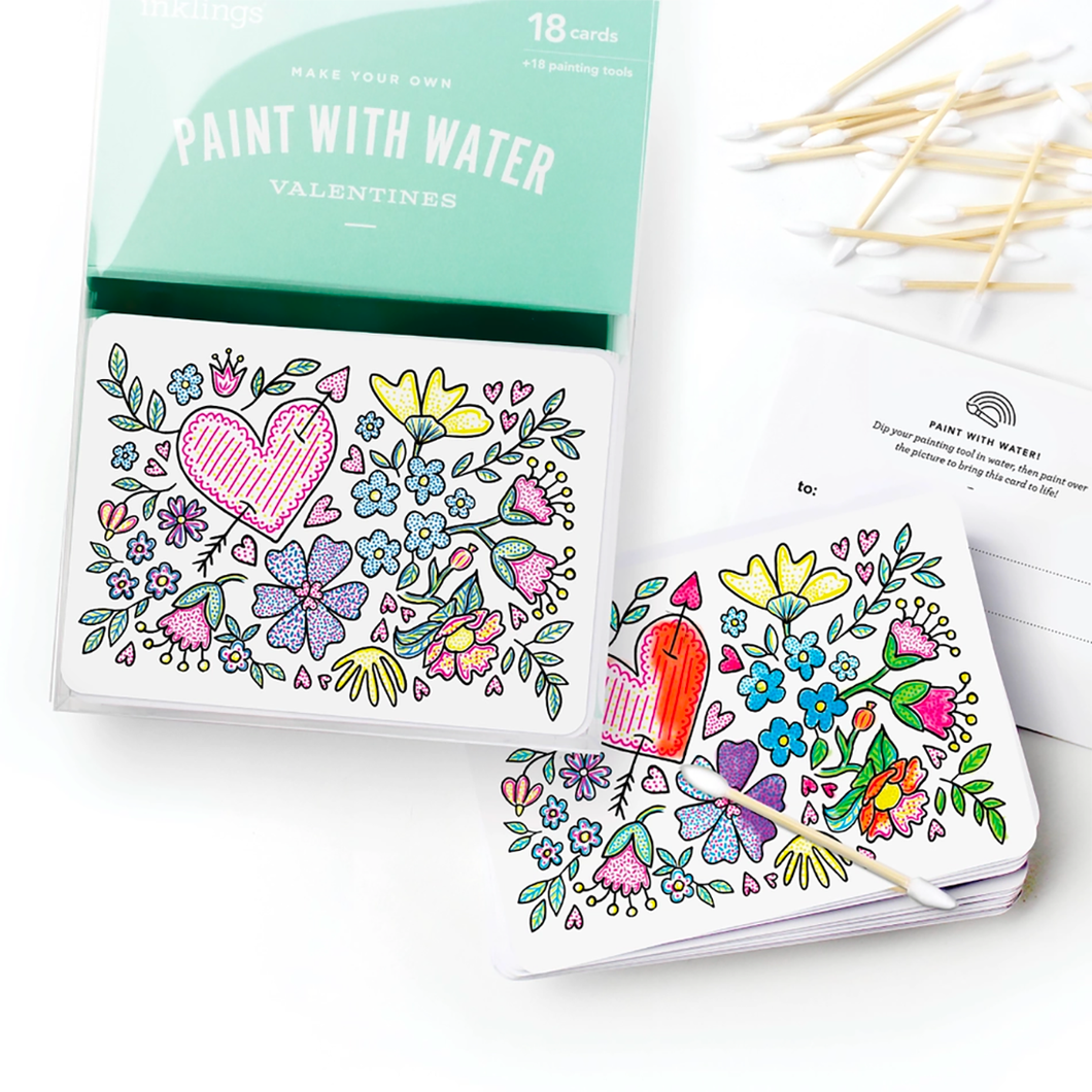 Paint with Water Valentines / INKLINGS PAPERIE