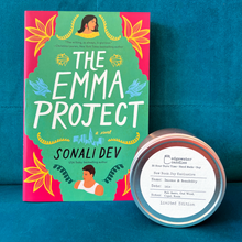 Load image into Gallery viewer, The Emma Project Candle + *Optional* Book Bundle (LIMITED EDITION) / EDGEWATER CANDLES
