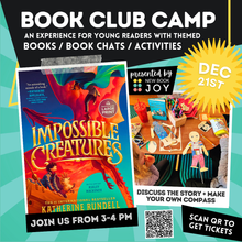 Load image into Gallery viewer, Book Club Camp / Books, Book Chats + Activities for Kids of All Ages
