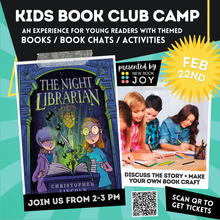 Load image into Gallery viewer, Book Club Camp / Books, Book Chats + Activities for Kids of All Ages
