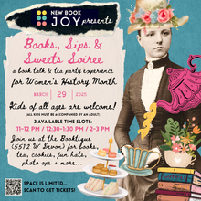 Load image into Gallery viewer, Books, Sips &amp; Sweets Soiree / Women&#39;s History Month Tea Party Event for for Kids of All Ages - Starting at $15 A PAIR!
