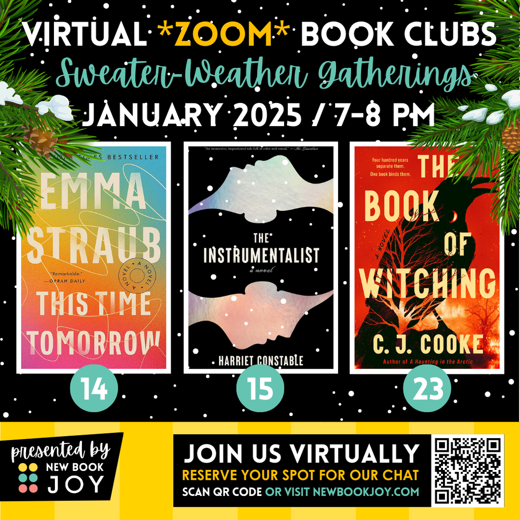 Virtual Book Club / *ZOOM* Experience for Grown-Ups - Starting at $10!