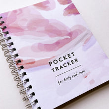 Load image into Gallery viewer, Self-Care Tracker Journal (Spiral Pocket Notebook) / STEEL PETAL PRESS
