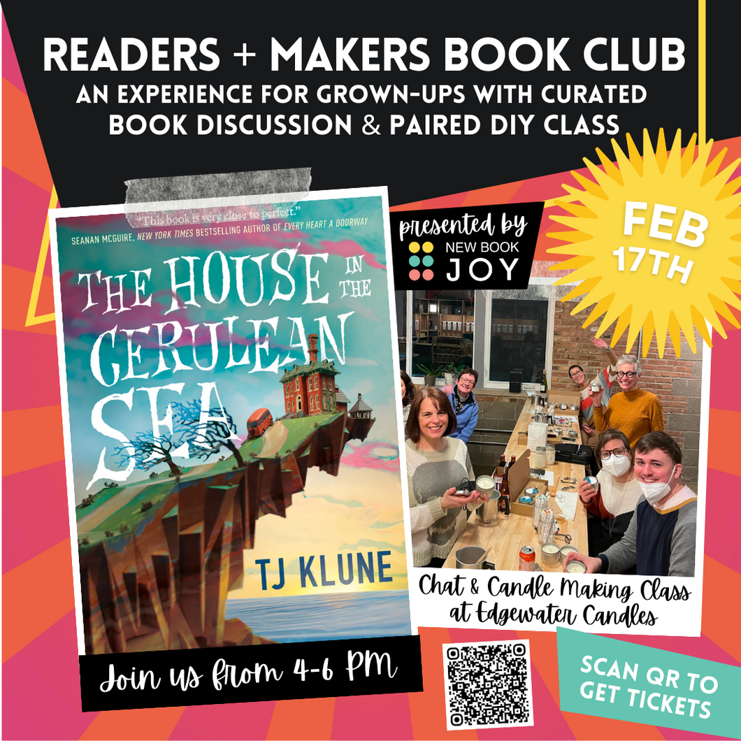 Book Discussion + Candle Making Class at Edgewater Candles / Book Club Experience for The House in the Cerulean Sea - Starting at $60!