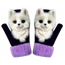 Load image into Gallery viewer, Animal Mittens - Assorted Furry Woodland Friends / SWERTOY
