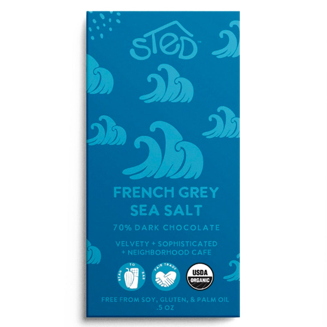 Chocolate Bar - French Grey Sea Salt / STED FOODS (TERROIR CHOCOLATE)