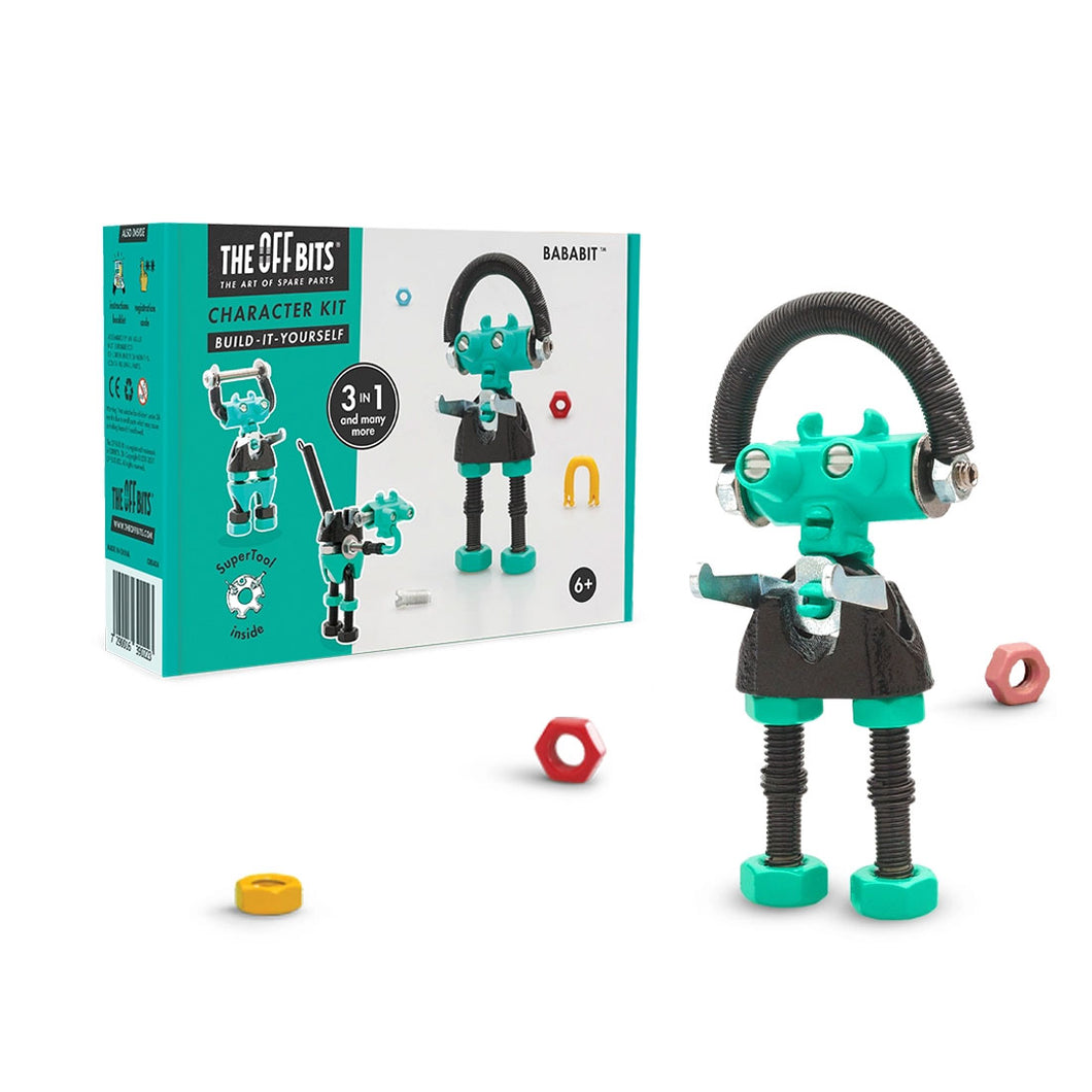 Bababit - Character Kit: DIY Teal Green Robot / THE OFFBITS