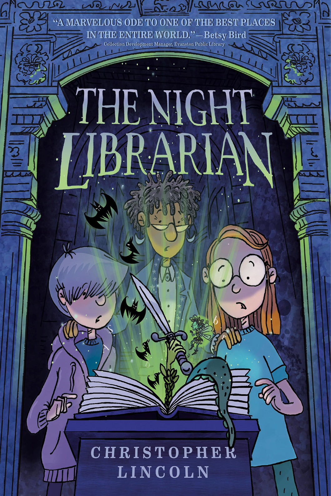 The Night Librarian: A Graphic Novel by Christopher Lincoln / Hardcover or Paperback - NEW BOOK