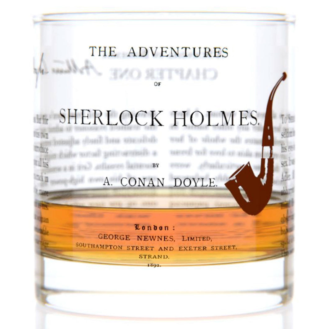 Short Tumbler Glass - Sherlock Holmes / WELL TOLD