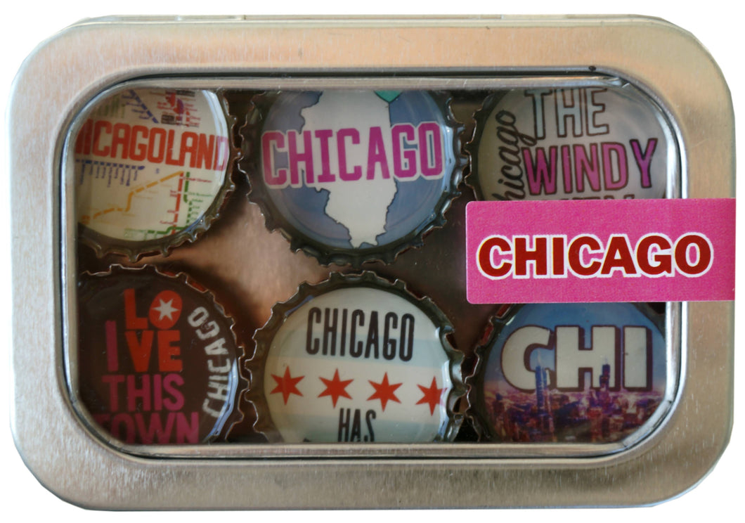 Magnet Set - Chicago, Illinois / KATE'S MAGNETS