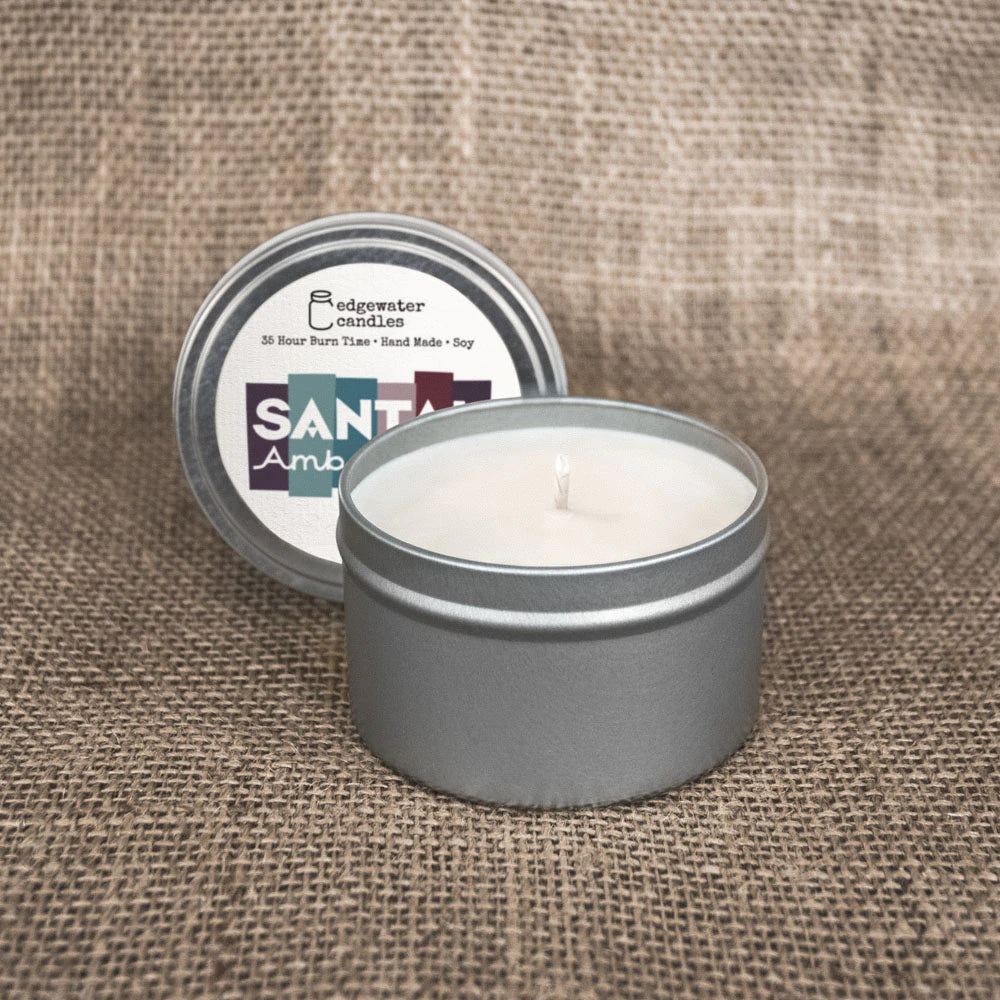 Santal Ambergris Candle / EDGEWATER CANDLES